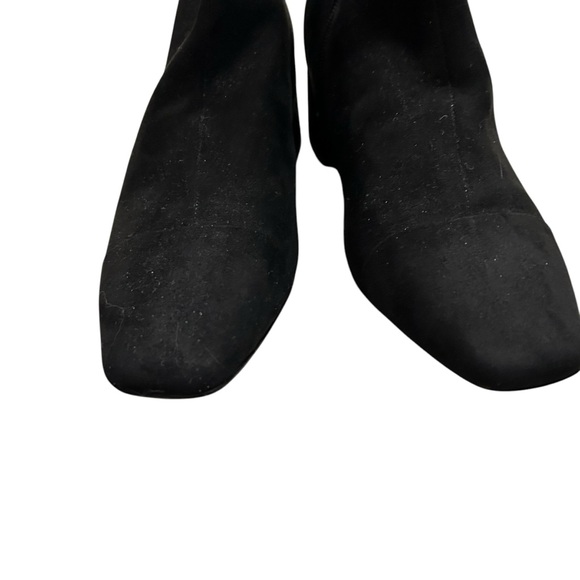 Loft Black Suede Cap Toe Booties - Picture 7 of 8